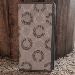 Gray Patterned Wallet